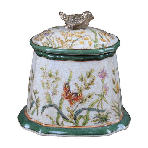 欧式创意牙签盒 陶瓷工艺与复古美学的完美结合