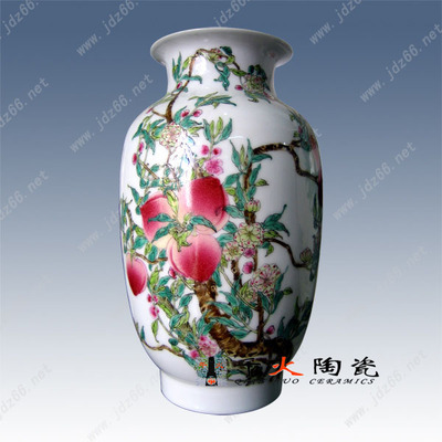 景德镇粉彩瓷器 粉彩陶瓷花瓶 室内装饰陶瓷工艺品_景德镇市唐龙陶瓷 - 商国互联网